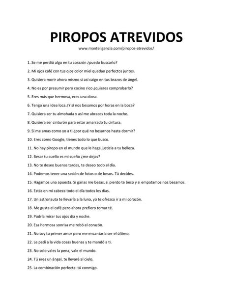 piropos|55 Piropos Atrevidos